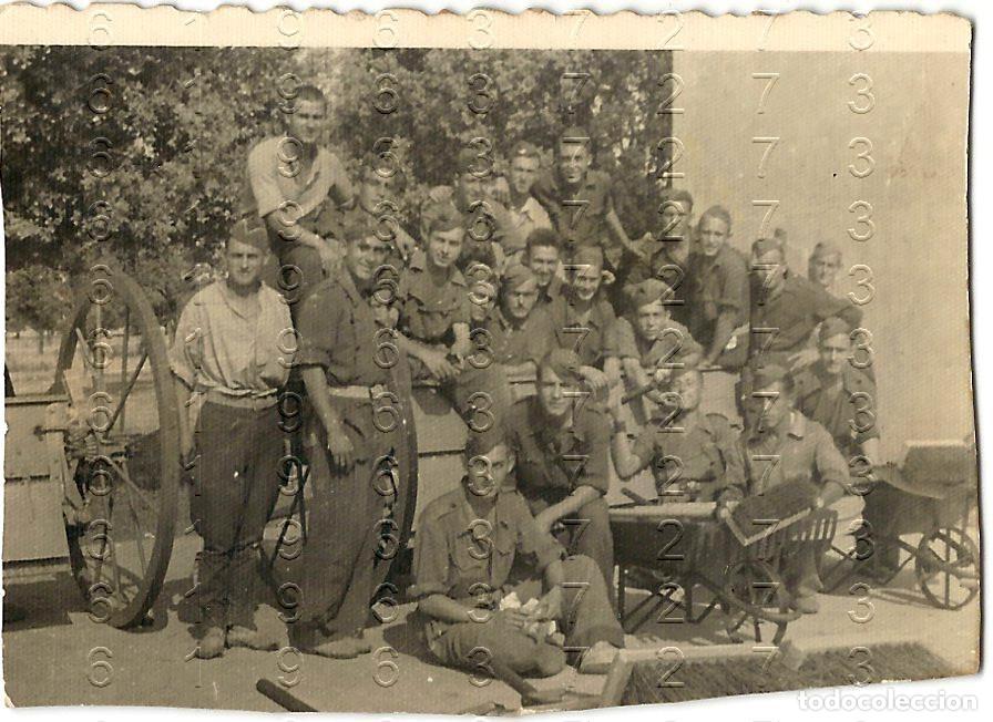 Militaria: MELILLA GUARNICION FOTOGRAFIA MUY ANTIGUA 7X5 FAMILIA CHOCLAN CALAHORRO B44
