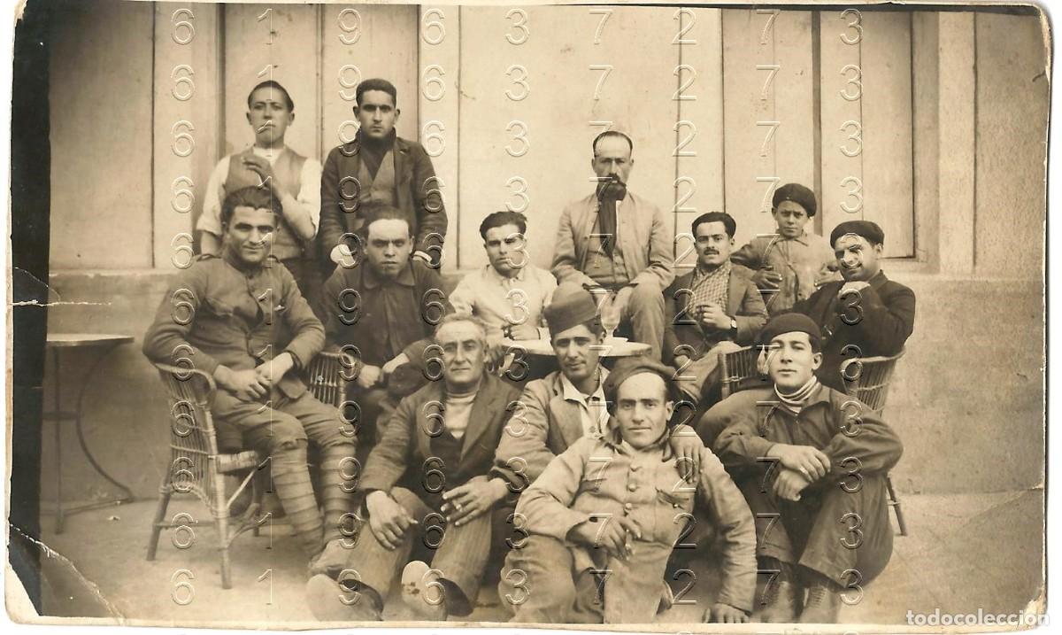 Militaria: DAR DRIUS GUARNICION FOTOGRAFIA UNICA 13X8 FAMILIA CHOCLAN CALAHORRO B44