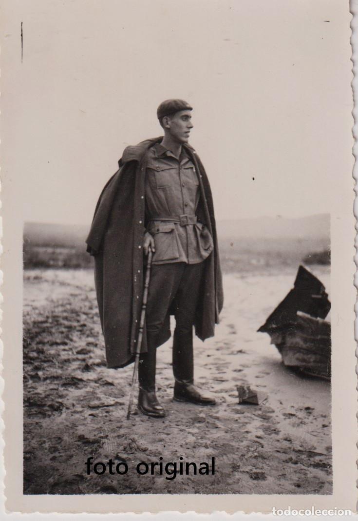 Militaria: ONTI&Ntilde;ENA HUESCA FRENTE ARAGON LINEA DEL CINCA OFICIAL IV NAVARRA GUERRA CIVIL