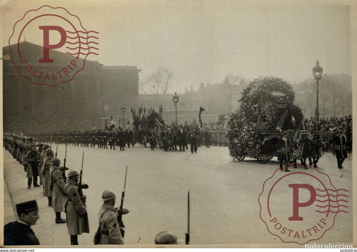 Militaria: Obs&egrave;ques Nationales d&rsquo; Aristide BRIAND Le Samedi 12 Mars 1932 18*13CM Photo Meurisse Paris France c