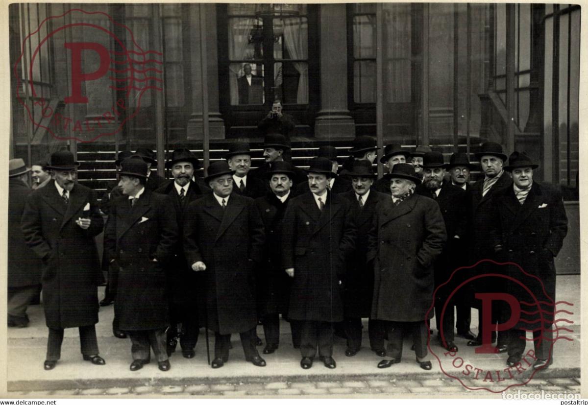 Militaria: A LELYSEE M CHAUTEMPS NOUVEAU MINISTERE 18*13CM Photo Meurisse Paris France collectionmeurisse