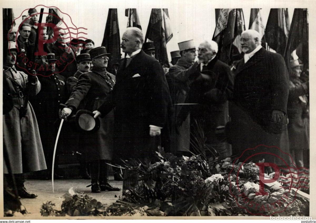 Militaria: TOMBE SOLDAT INCONNU ARMISTICE MM JEANNENEY T BOUISSON 18*13CM Photo Meurisse Paris collectionmeuri