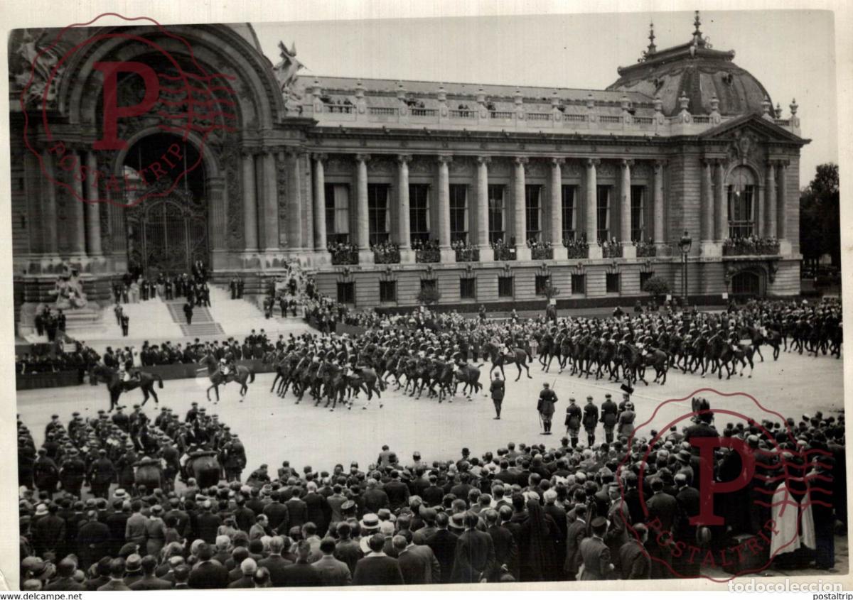 Militaria: REVUE DU 14 JUILLET A PARIS TROUPES GRAND PALAIS 18*13CM Photo Meurisse Paris collectionmeurisse
