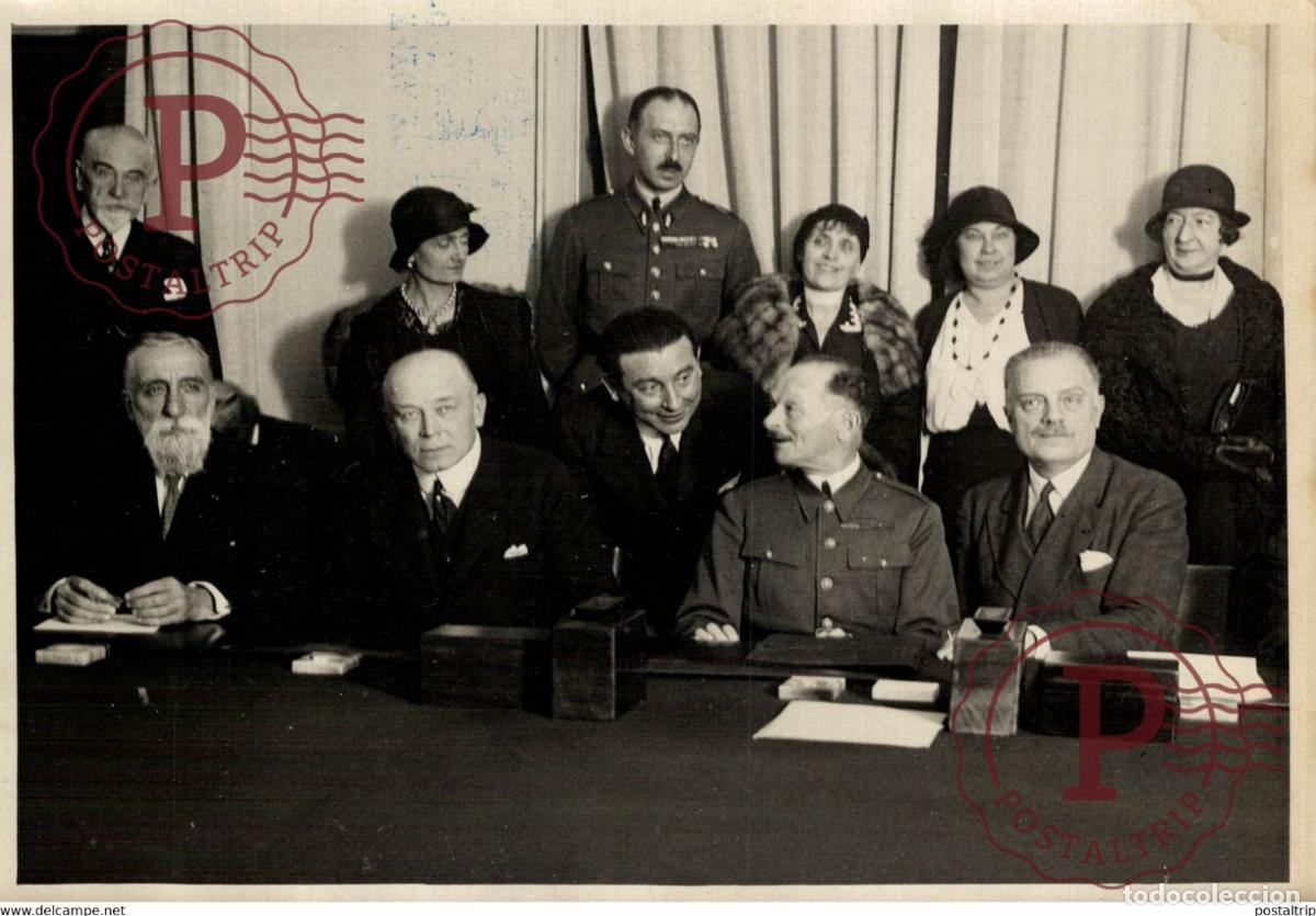 Militaria: GENERAL WEYGAND A LA SOCIETE DES GENS DE LETTRES 18*13CM Photo Meurisse Paris collectionmeurisse