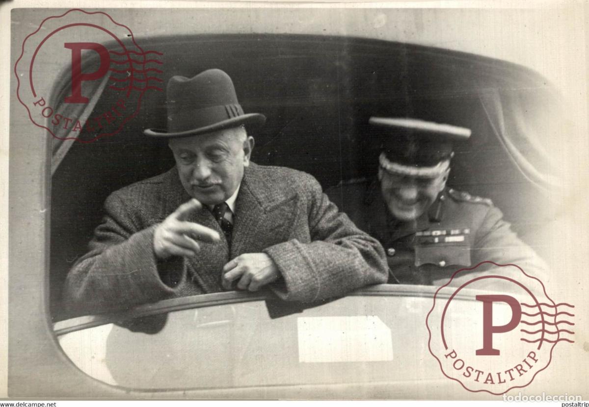 Militaria: GENERAL BRINDT TROUPES ANGLAIS DANS LA SARRE SARREBRUCK PACKARD 18*13CM Photo Meurisse Paris coll