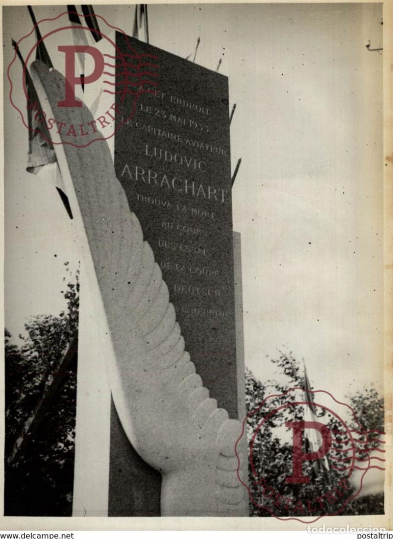Militaria: monument eleve memoire de ludovic arrachart 18*13CM Photo Meurisse Paris collectionmeurisse