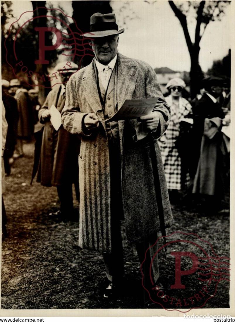 Militaria: TENOR CHALLAPINE COURSES LORS DE SON DERNIER PASSAGE A PARIS 18*13CM Photo Meurisse Paris collecti