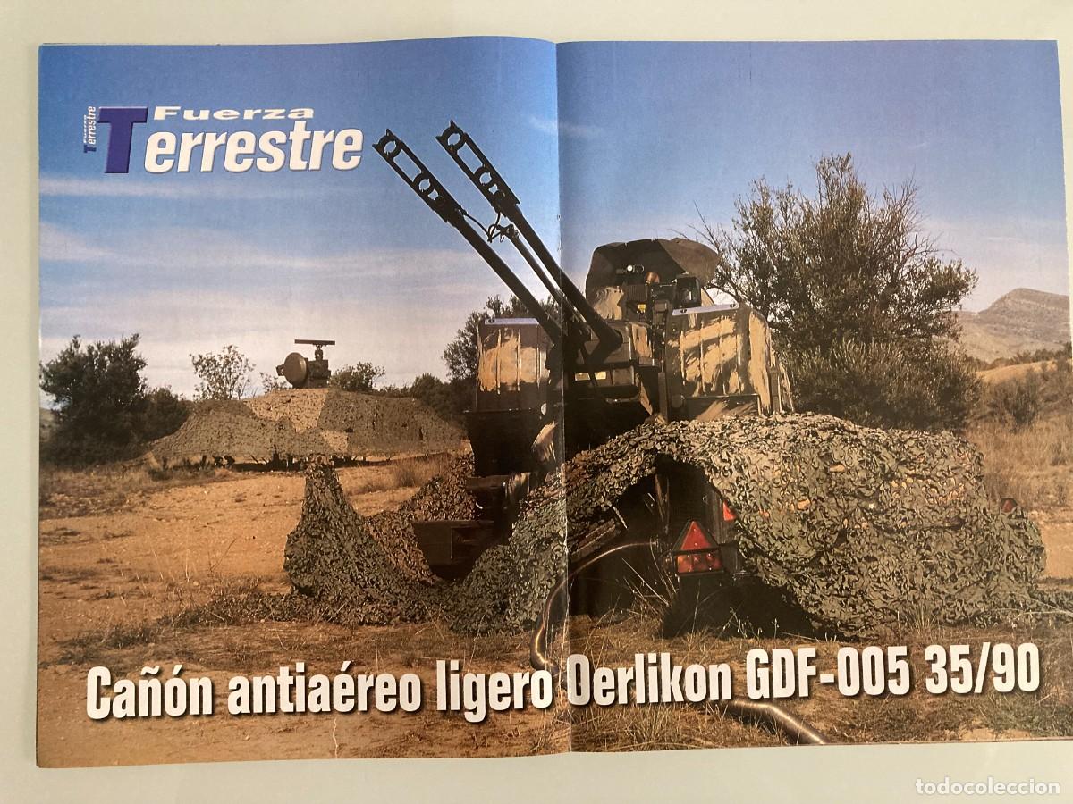 Militaria: POSTER, CA&Ntilde;&Oacute;N ANTIAEREO LIGERO BITUBO OERLIKON GDF-005 35/90, EJERCITO ESPA&Ntilde;OL
