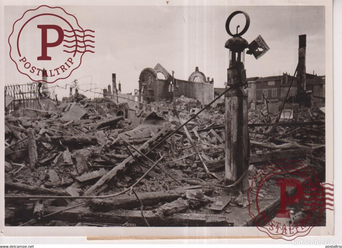 Militaria: LAVIATION ALLEMANDE BOMBARDE LES VILLES FRANCAISES 18*13CM Photo Meurisse collectionmeurisse