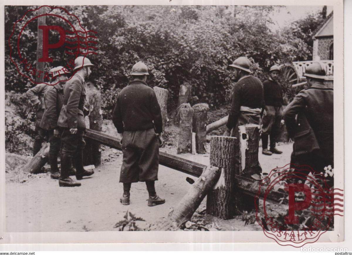 Militaria: ARRIERE DES LIGNES NOS TROUPES 1940 18*13CM Photo Meurisse collectionmeurisse