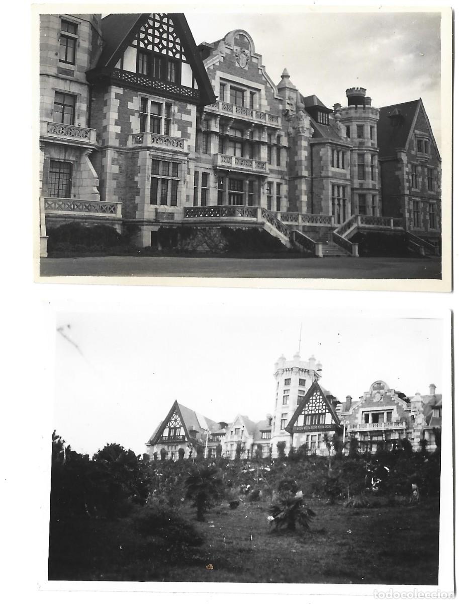 Militaria: 1937c 2 fotograf&iacute;a Guerra Civil Palacio Magdalena Santander procede archivo Soldado legi&oacute;n C&oacute;ndor