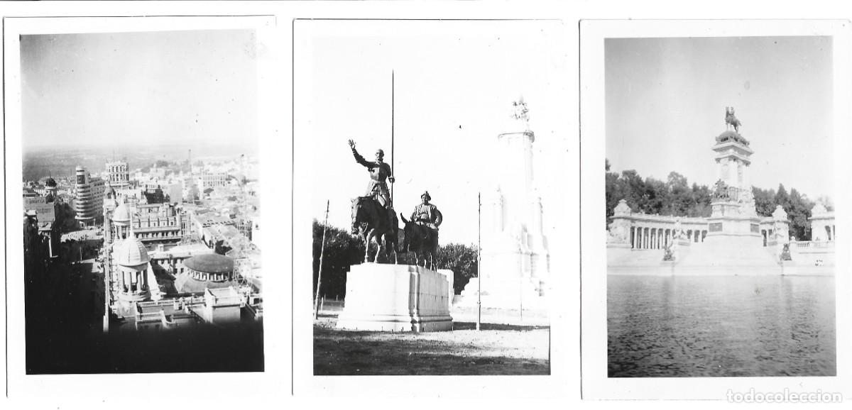 Militaria: 1939-40ca 3 Fotograf&iacute;as pos guerra civil Madrid procedentes soldados de Legi&oacute;n C&oacute;ndor LEER