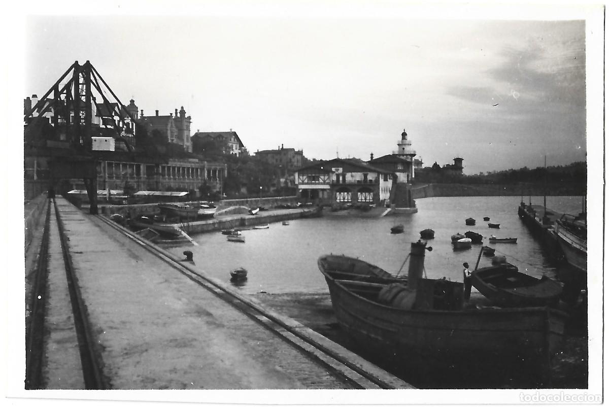 Militaria: 1937 fotografia guerra civil Bilbao Algorta, Arriluce, Ereaga grua Tit&aacute;n Legi&oacute;n C&oacute;ndor