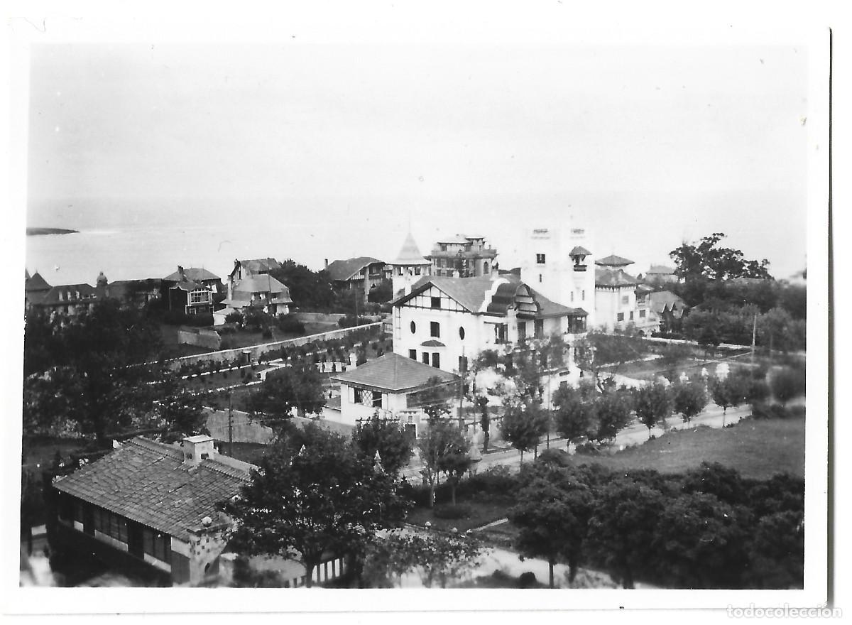 Militaria: 1937 fotograf&iacute;a guerra civil Santander arquitectura zona residencial El Sardinero Legi&oacute;n C&oacute;ndor LEER