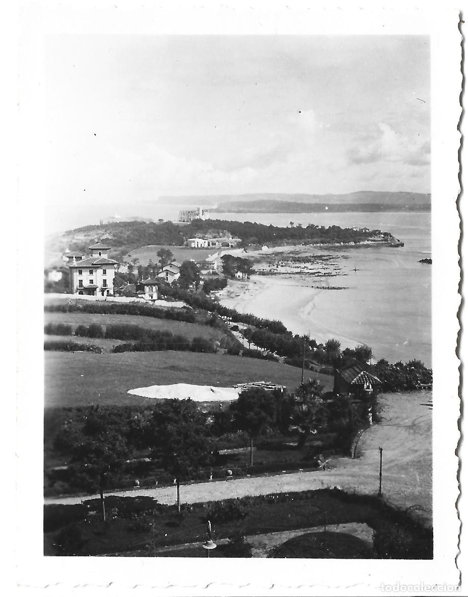 Militaria: 1937 (sep) fotograf&iacute;a guerra civil costa de Santander Hotel Real? tomada soldado Legi&oacute;n C&oacute;ndor LEER