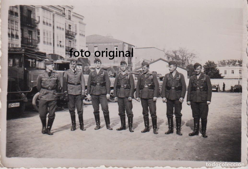 Militaria: OFICIALES CAMIONES LEGION CONDOR FRENTE NORTE GUERRA CIVIL