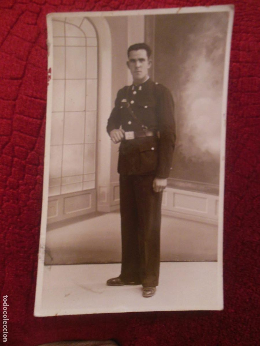 Militaria: TARJETA POSTAL FOTOGR&Aacute;FICA DE C&Aacute;CERES SOLDADO MILITAR - FOTO JAVIER
