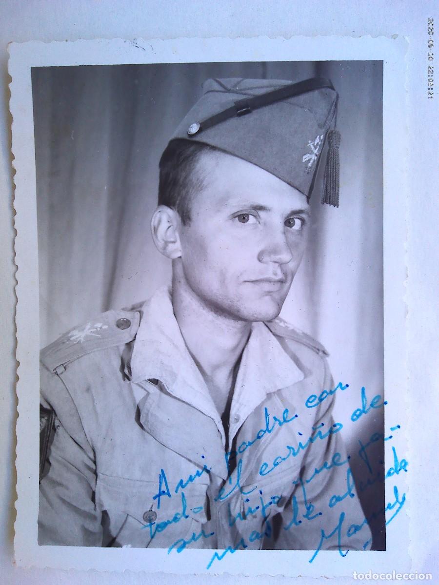 Military Antiques: LA LEGION - SAHARA : FOTO DE ESTUDIO DE LEGIONARIO CON CHAPIRI . EL AAIUN , 1966