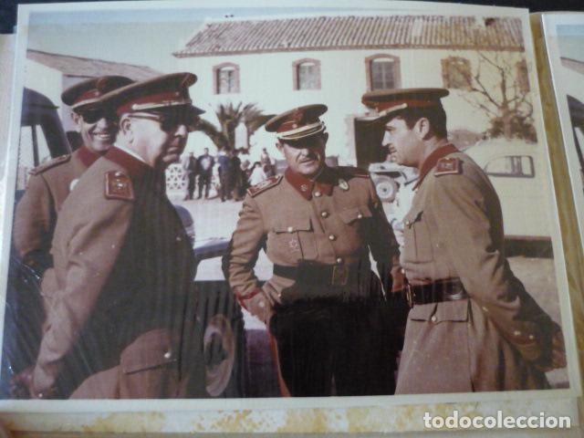 Militaria: JEFE GUARDIA DE FRANCO CONJUNTO 6 FOTOGRAFIAS EN ALBUM 10 X 15 CM
