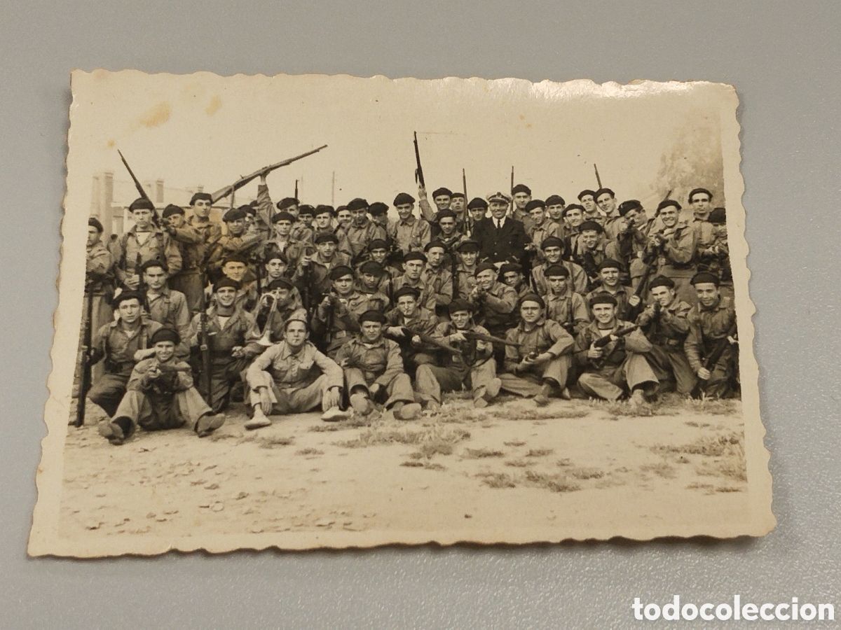 Militaria: Fotograf&iacute;a guerra civil militar.bando nacional.falange.franco requete.armada.marina de guerra.
