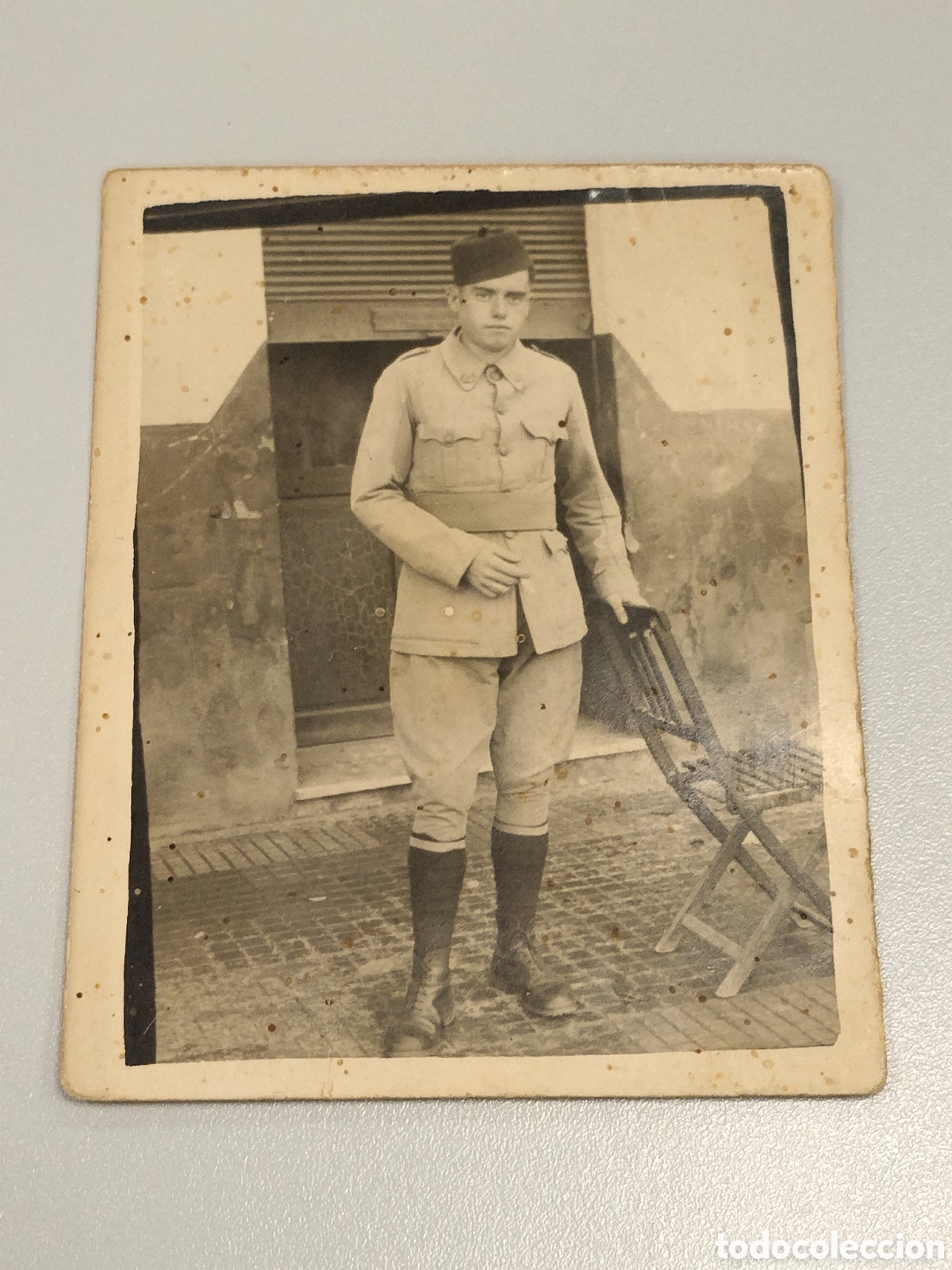 Militaria: Fotograf&iacute;a guerra civil militar.bando nacional.falange.franco requete.legionarios.patriotico