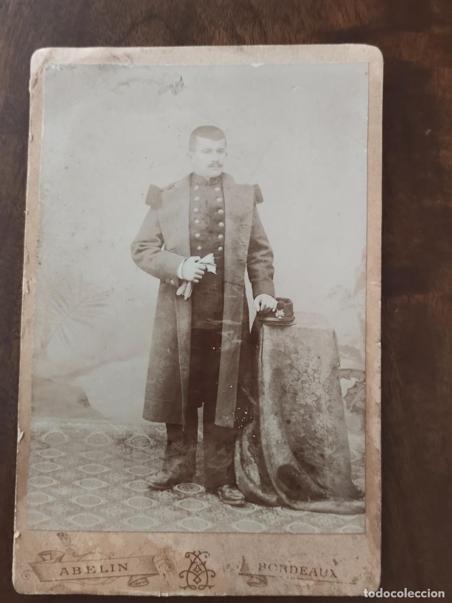 Militaria: Fotograf&iacute;a soldado Franc&eacute;s. Principios del XX. Primera Guerra Mundial.