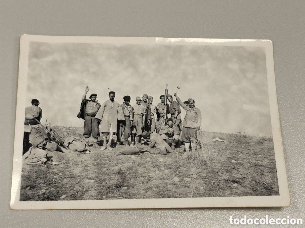Militaria: Fotograf&iacute;a guerra civil frente de aragon bando nacional.CTV.falange.requete.fascistas.legion c&oacute;ndor.