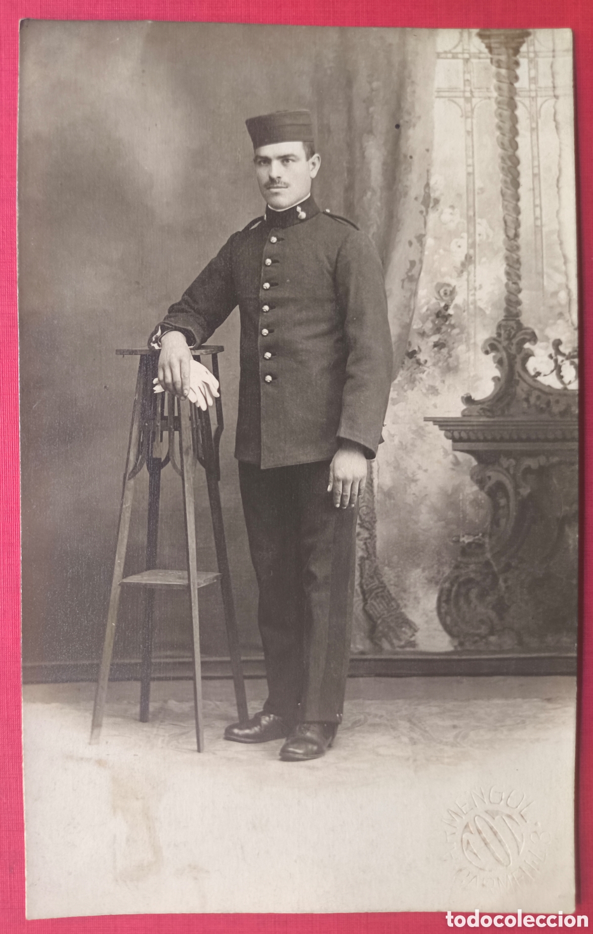 Militaria: MILITARIA FOTOGRAF&Iacute;A RETRATO DE ESTUDIO MILITAR RGTO. ARTILLER&Iacute;A POSTAL FOT&Oacute;GRAFO ARMENGOL C. 1920
