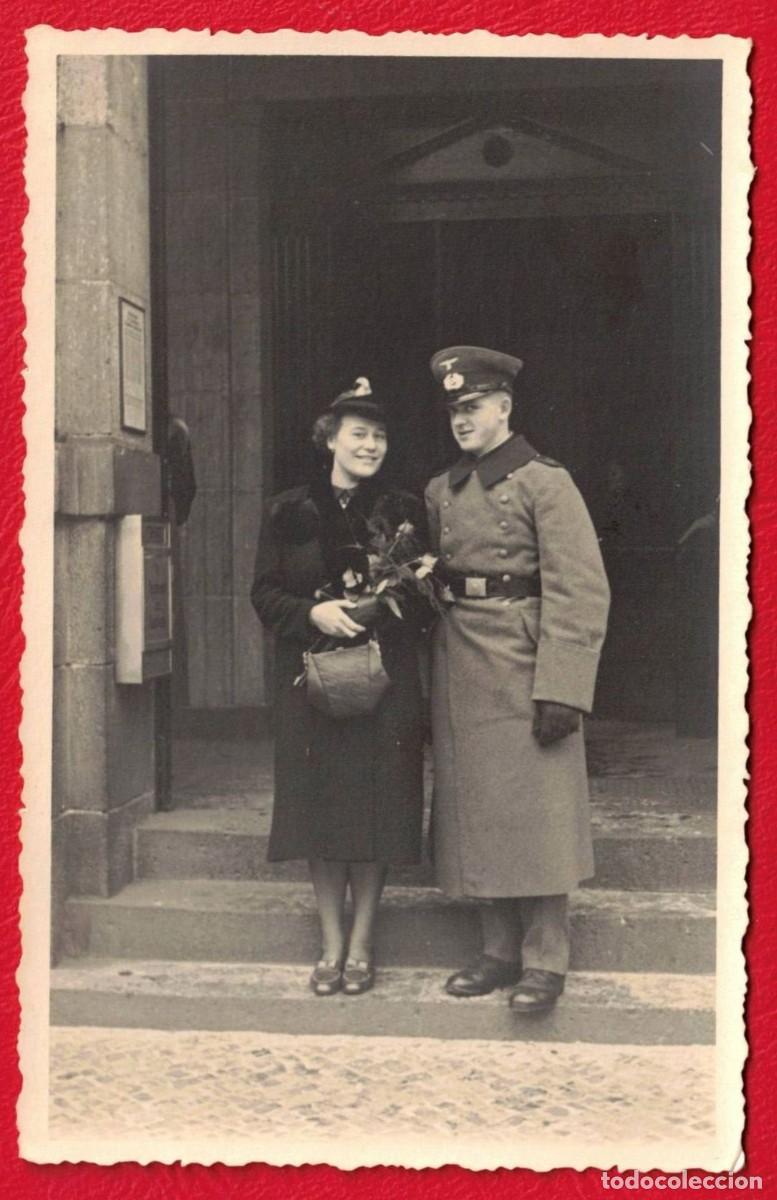 Militaria: WEHRMACHT &ndash; HEER &ndash; Retrato de boda - Deutsches Reich - III Reich &ndash; Adolf Hitler
