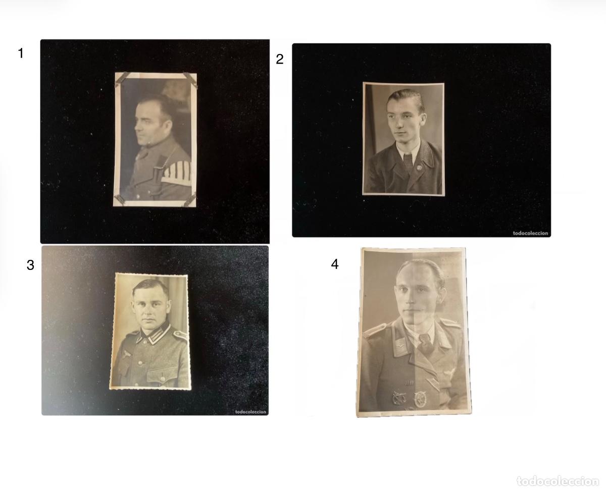 Militaria: LOTE 4 FOTOS SOLDADOS ALEMANIA. 2 GUERRA MUNDIAL. III REICH.
