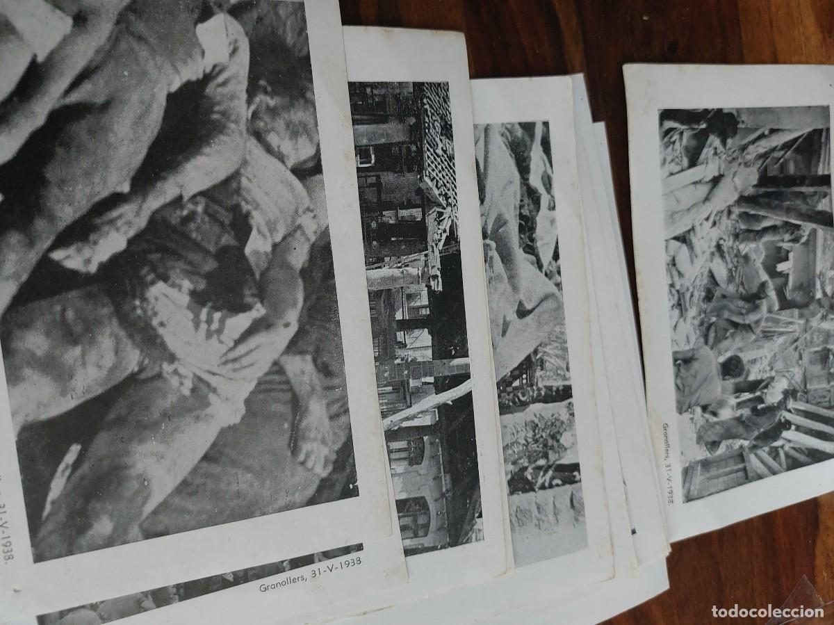 Militaria: guerra Civil Granollers 1938 fotos Bombardeo muy gr&aacute;ficas