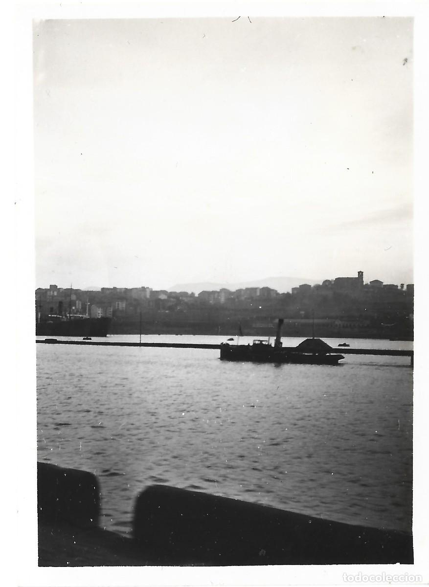 Militaria: 1937-38 fotograf&iacute;a guerra civil r&iacute;a de Bilbao y Sestao al fondo procedente de Alemania Legi&oacute;n C&oacute;ndor