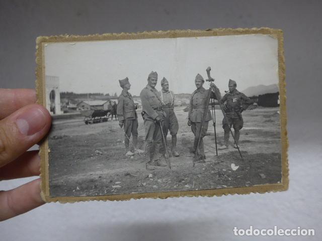 Militaria: Antigua fotografia de Guerra de Africa con Francisco Franco ?