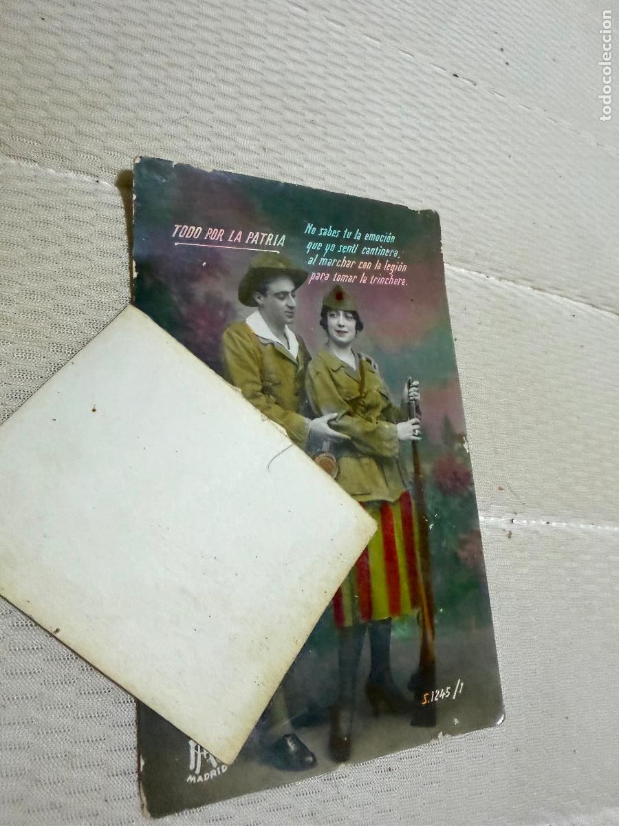 Militaria: Postal todo por la patria legi&oacute;n 1921