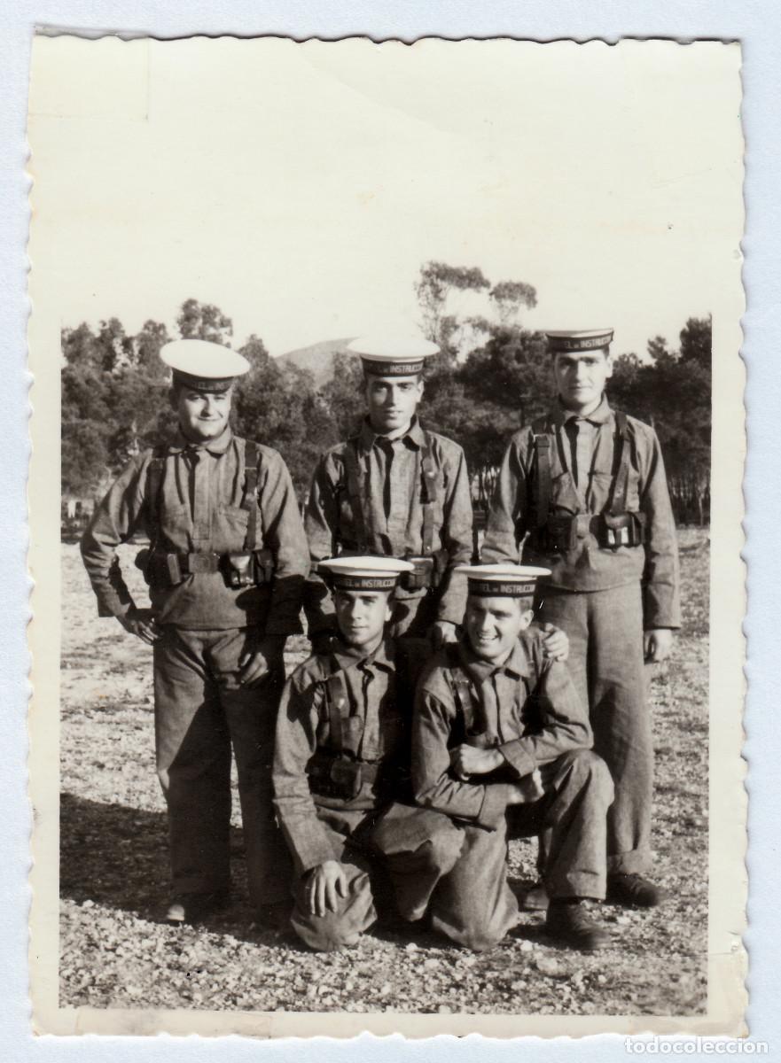 Militaria: Militares. Cuartel de Instrucci&oacute;n, Cartagena, Murcia. A&ntilde;os 60 g aa