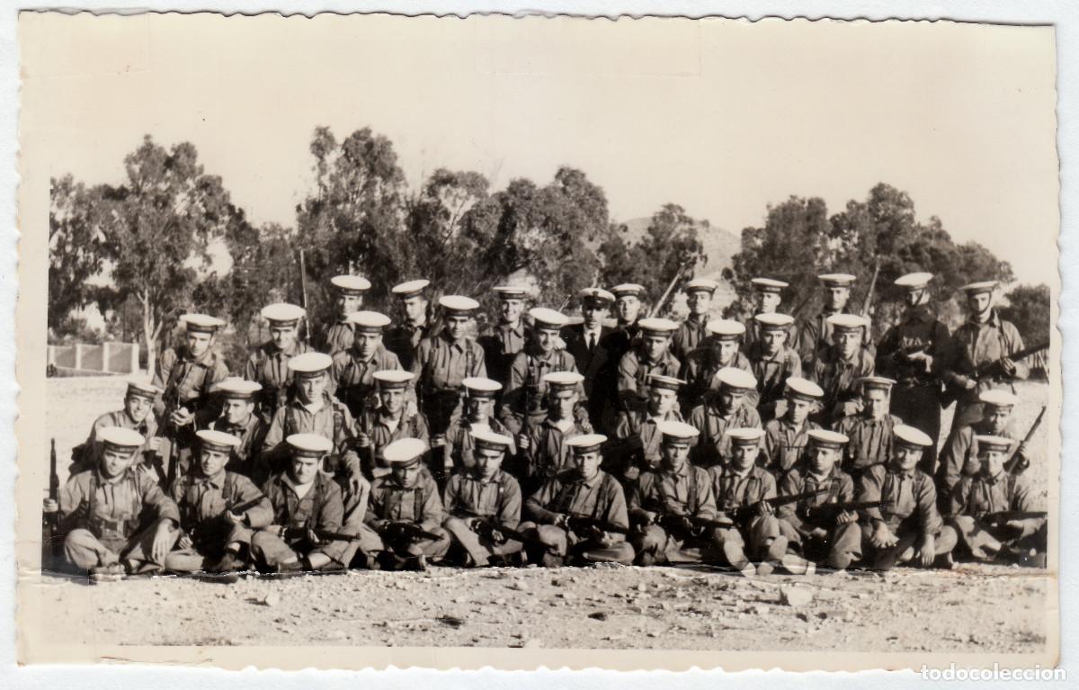 Militaria: Militares. Cuartel de Instrucci&oacute;n, Cartagena, Murcia. A&ntilde;os 60 g aa