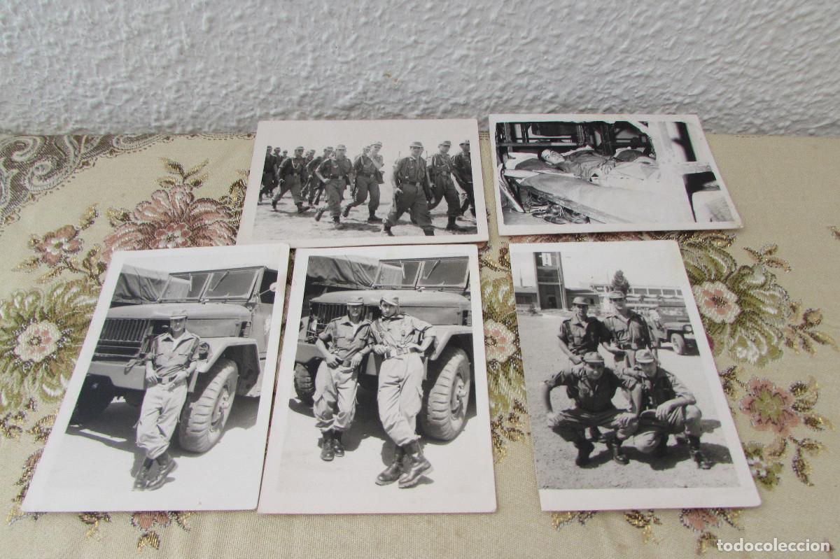 Militaria: LOTE 5 FOTOS MILITARES FOTO PRIETO LEON..FOTO BALADRON LEON..
