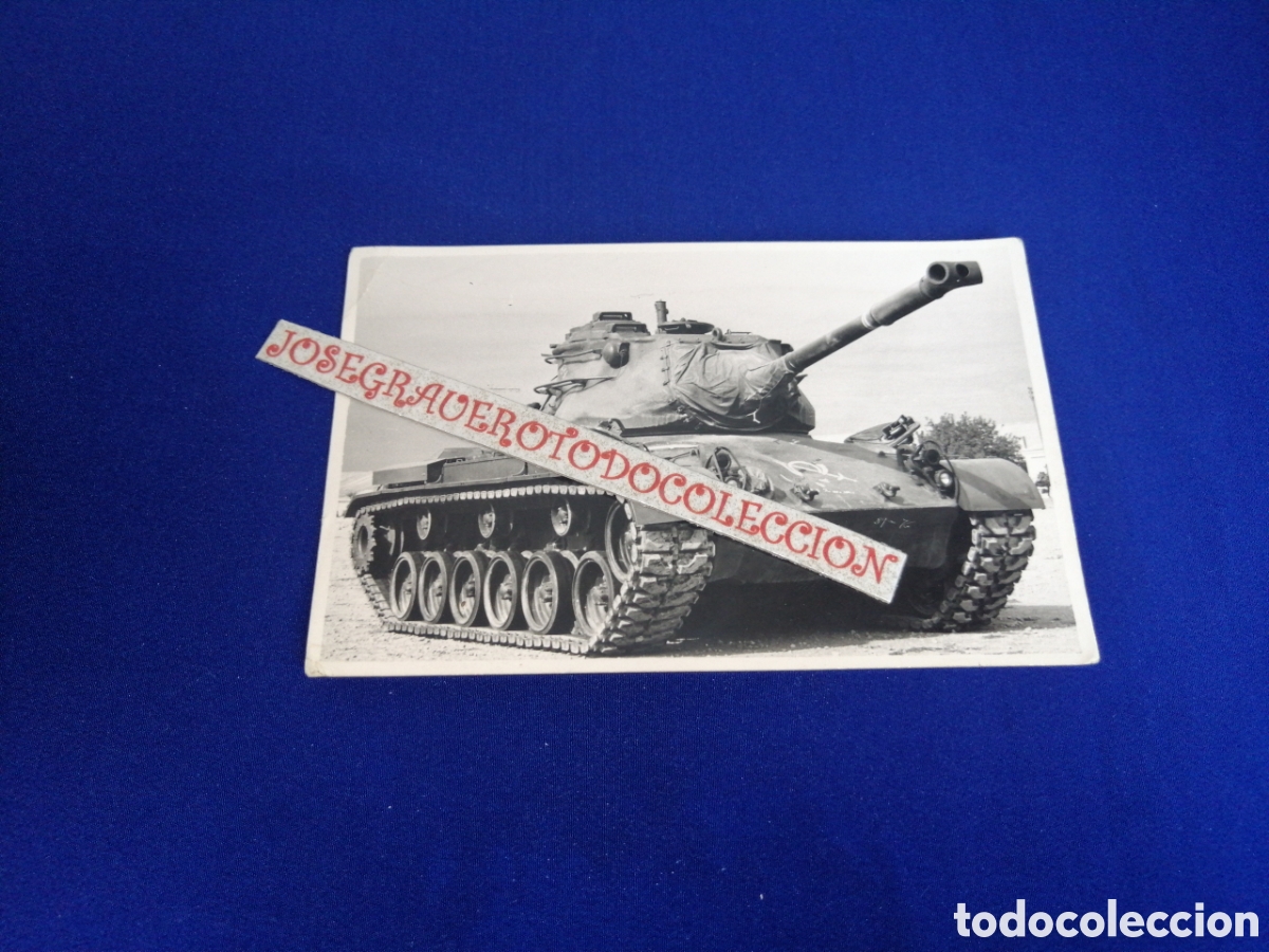 Militaria: CARRO DE COMBATE - TANQUE ESPA&Ntilde;A CARO M-47 CALIBRE 90 M/M-Main Battle Tank &ndash; Tank FOTOGRAF&Iacute;A ANTIGUA