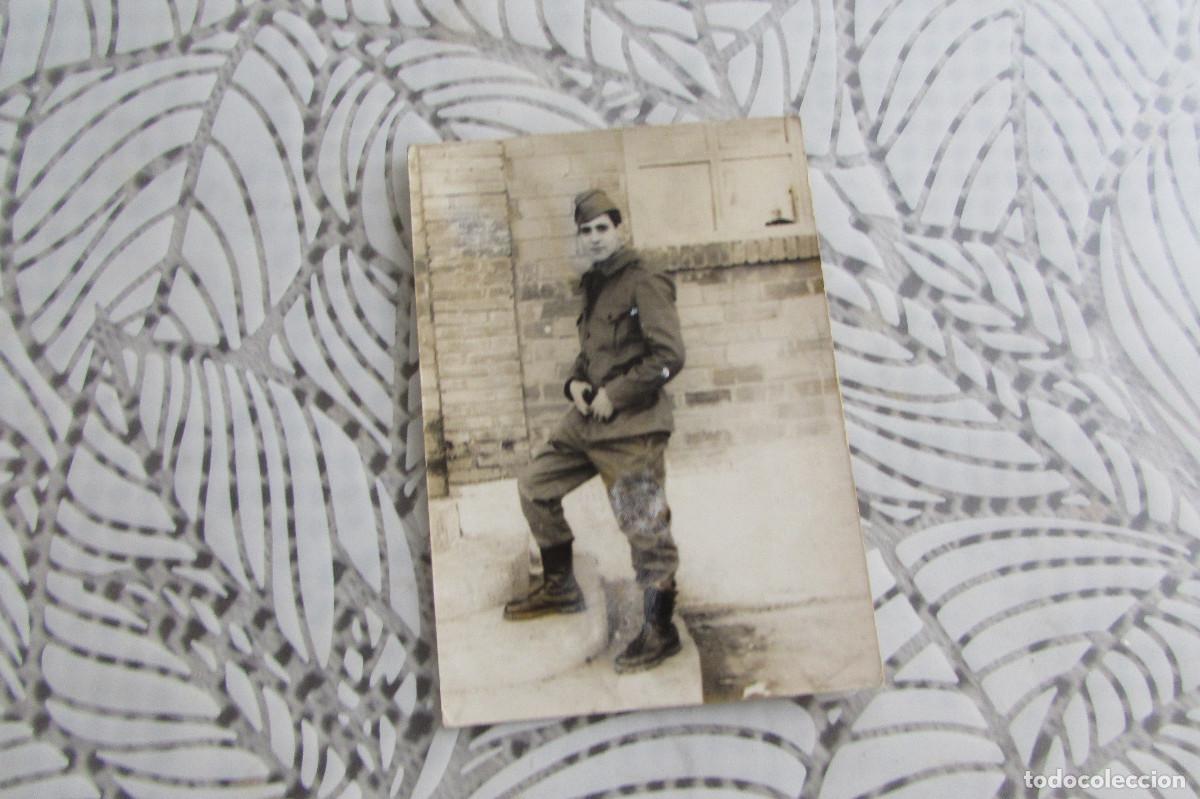 Militaria: FOTO MILITAR ESCRITA