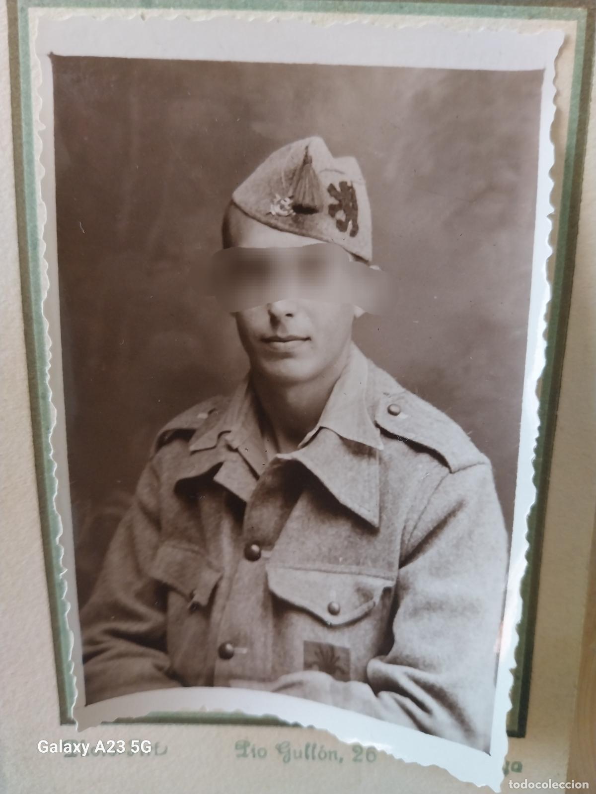 Militaria: OJE FALANGE SOLDADO FOTOGRAFIA ESTUDIO ART ASTORGA 8.7X5.8CMS ORIGINAL A&Ntilde;OS 50 60