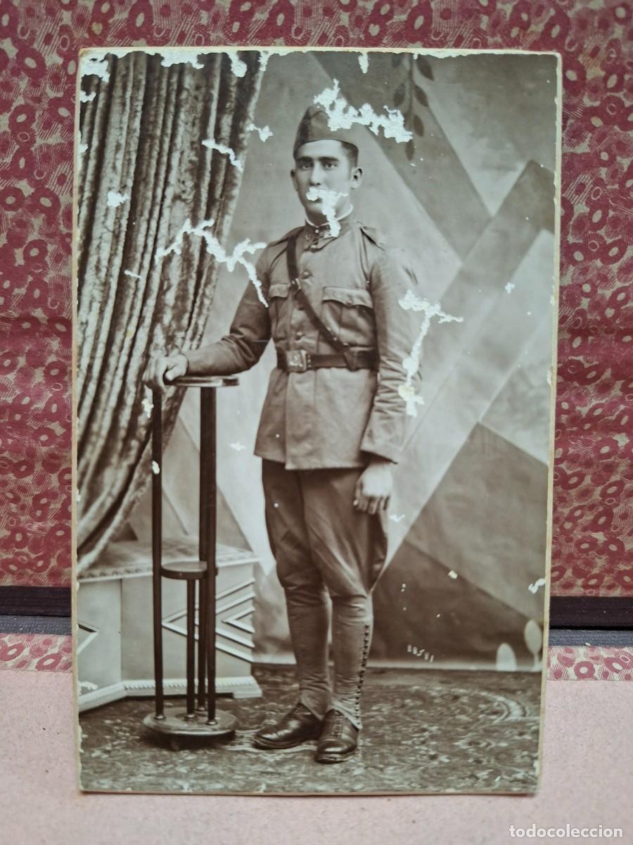 Militaria: ANTIGUA FOTOGRAFIA MILITAR CHINCHILLA TARRAGONA