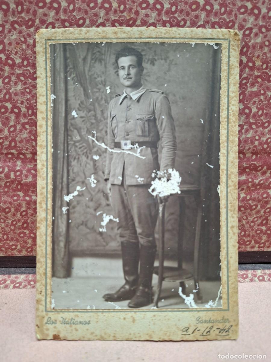 Militaria: ANTIGUA FOTOGRAF&Iacute;A MILITAR LOS ITALIANOS SANTANDER CANTABRIA