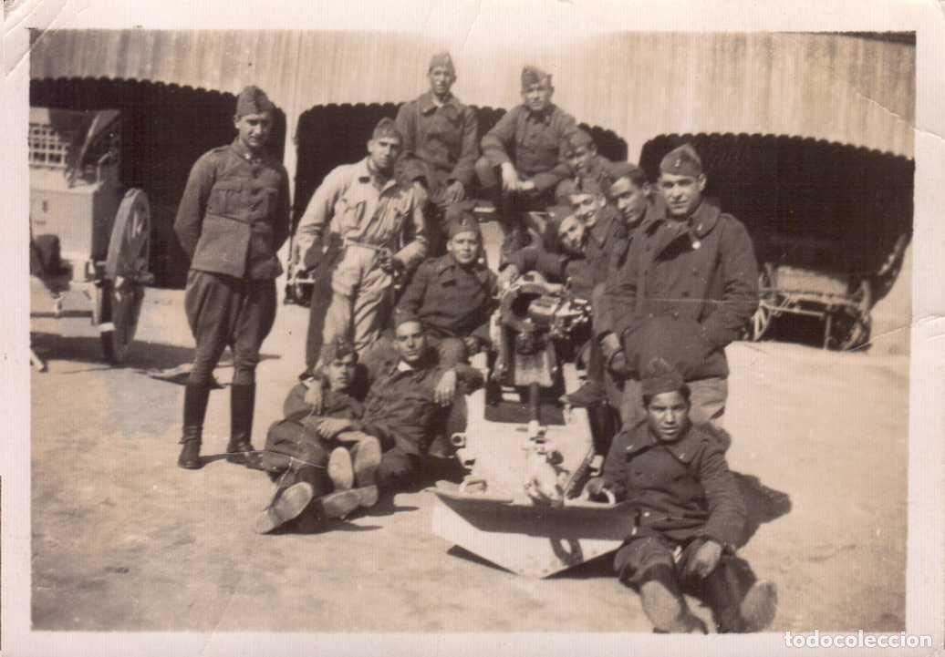 Militaria: FOTOGRAFIA MILITARES DE ARTILLERIA GUERRA CIVIL O REPUBLICA