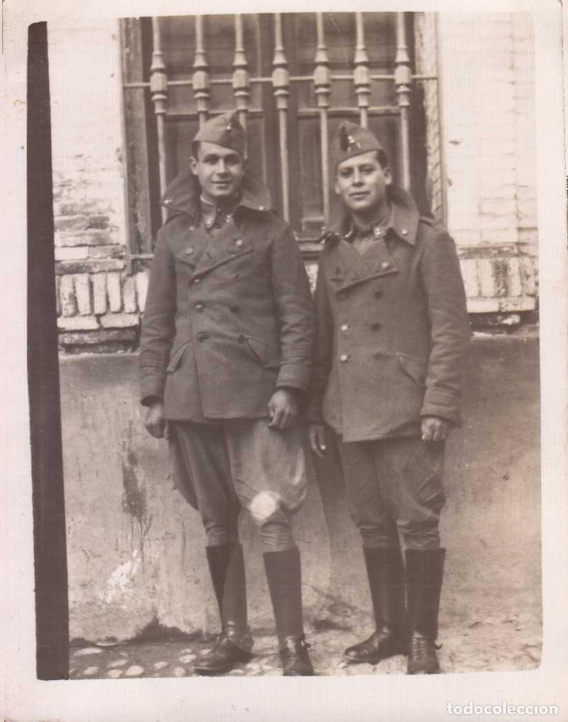 Militaria: MINUTERO FOTOGRAFIA MILITARES DE ARTILLERIA GUERRA CIVIL O REPUBLICA