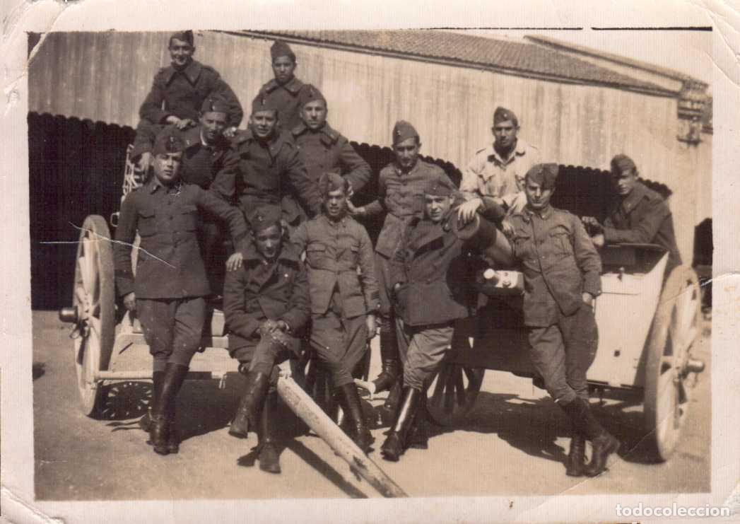 Militaria: FOTOGRAFIA MILITARES DE ARTILLERIA GUERRA CIVIL O REPUBLICA