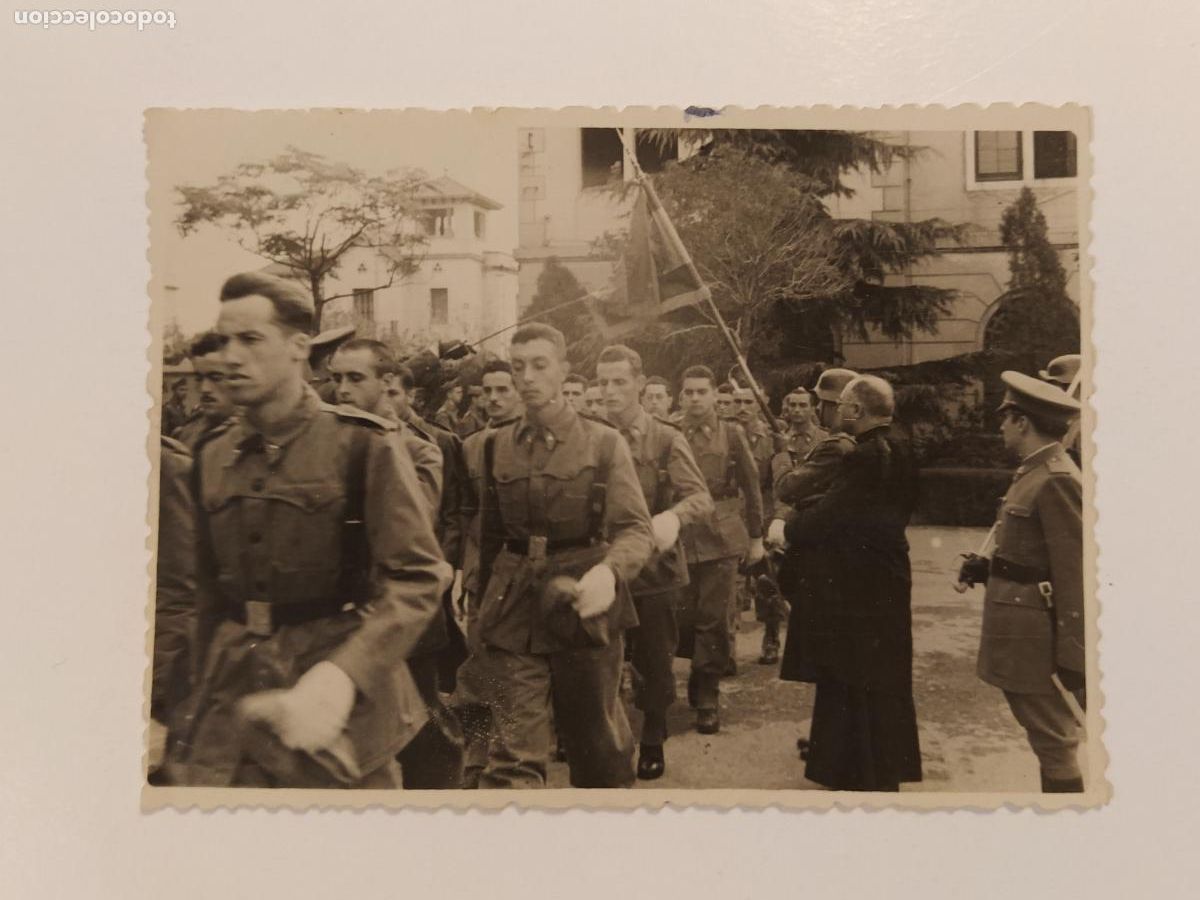 Militaria: MILITAR - JURA DE BANDERA - A&Ntilde;O 1949 - FOTOGRAFIA ANTIGUA -(116.555)