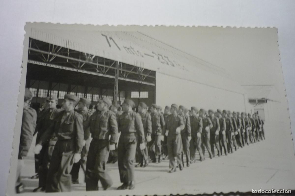 Militaria: fotografia militar chinchilla tarragona.-jura de bandera base aerea de reus
