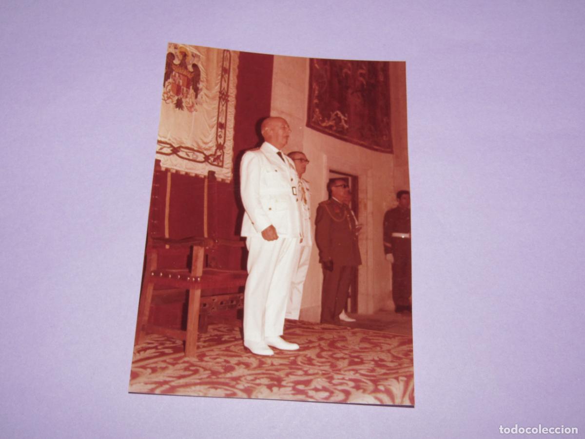 Militaria: Antigua Fotograf&iacute;a Original de FRANCO - A&ntilde;o 1970s.