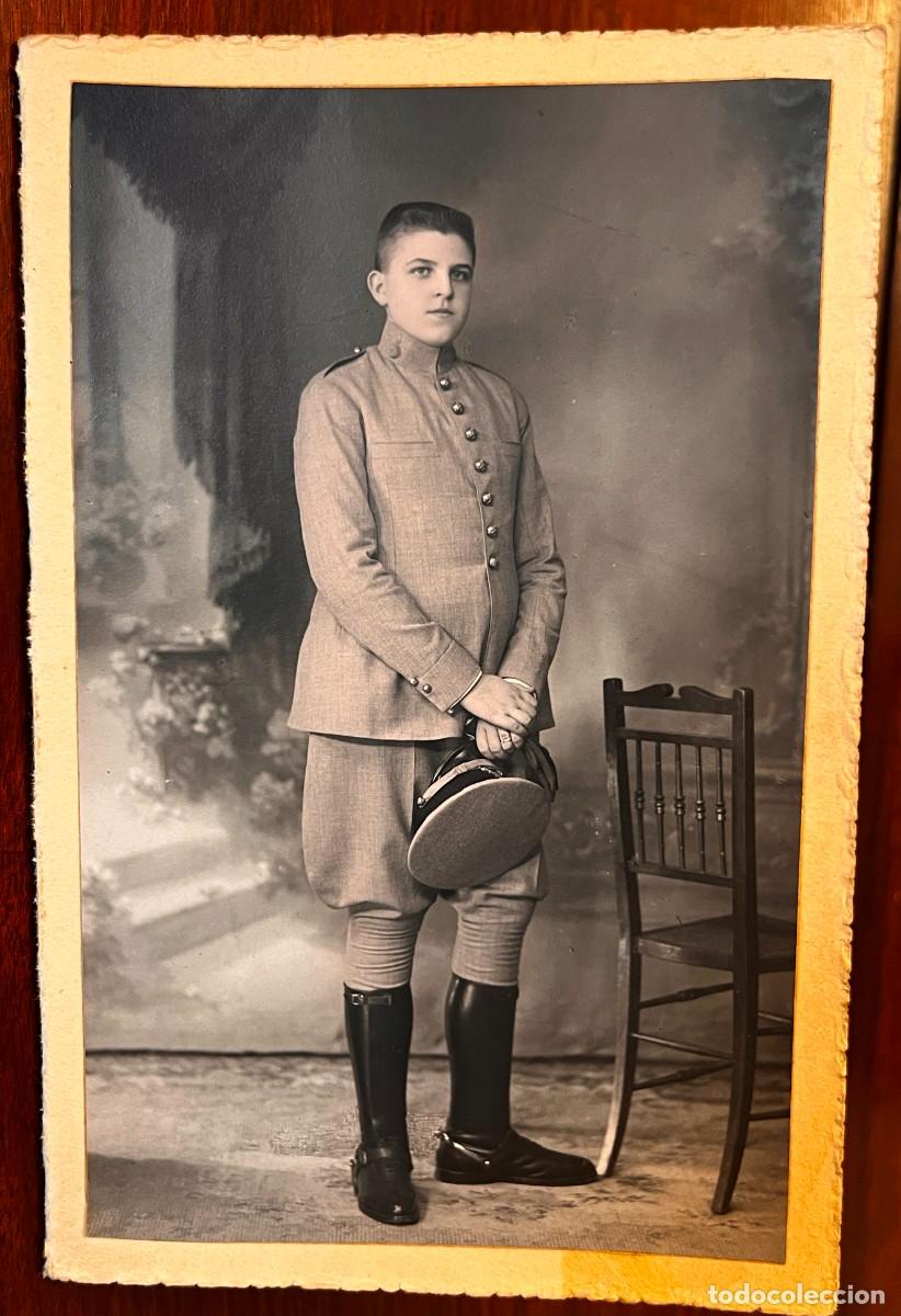 Militaria: ANTIGUA FOTOGRAFIA DE CADETE DE LA ACADEMIA DE ARTILLERIA, EPOCA DE ALFONSO XIII, FOTO BERRINGOLA