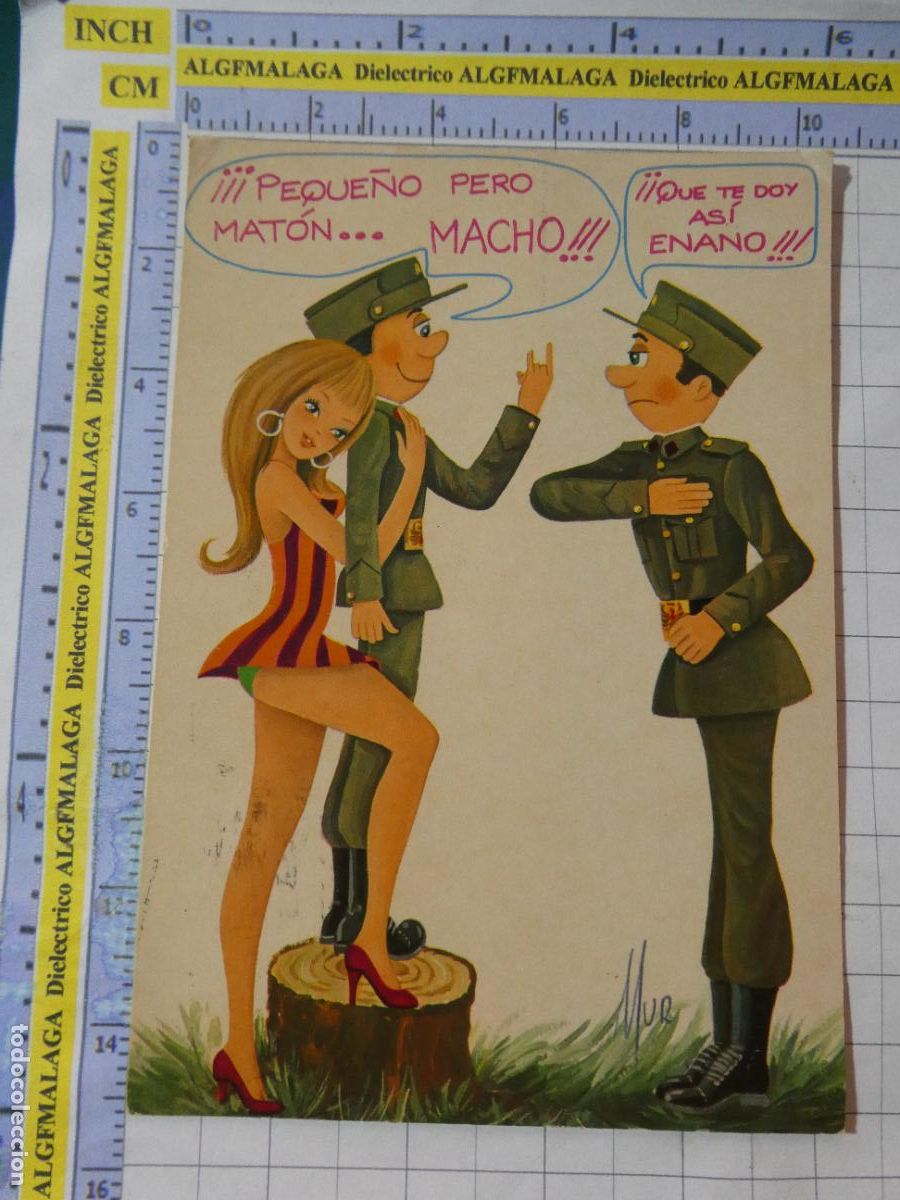 Militaria: POSTAL MILITAR HUMOR. RECLUTA NOVIA MANDO SUPERIOR. 2859